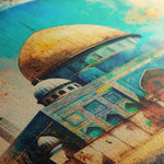 Palestine 002 Canvas Art 90 x 60 cm / Stretched on hidden frame