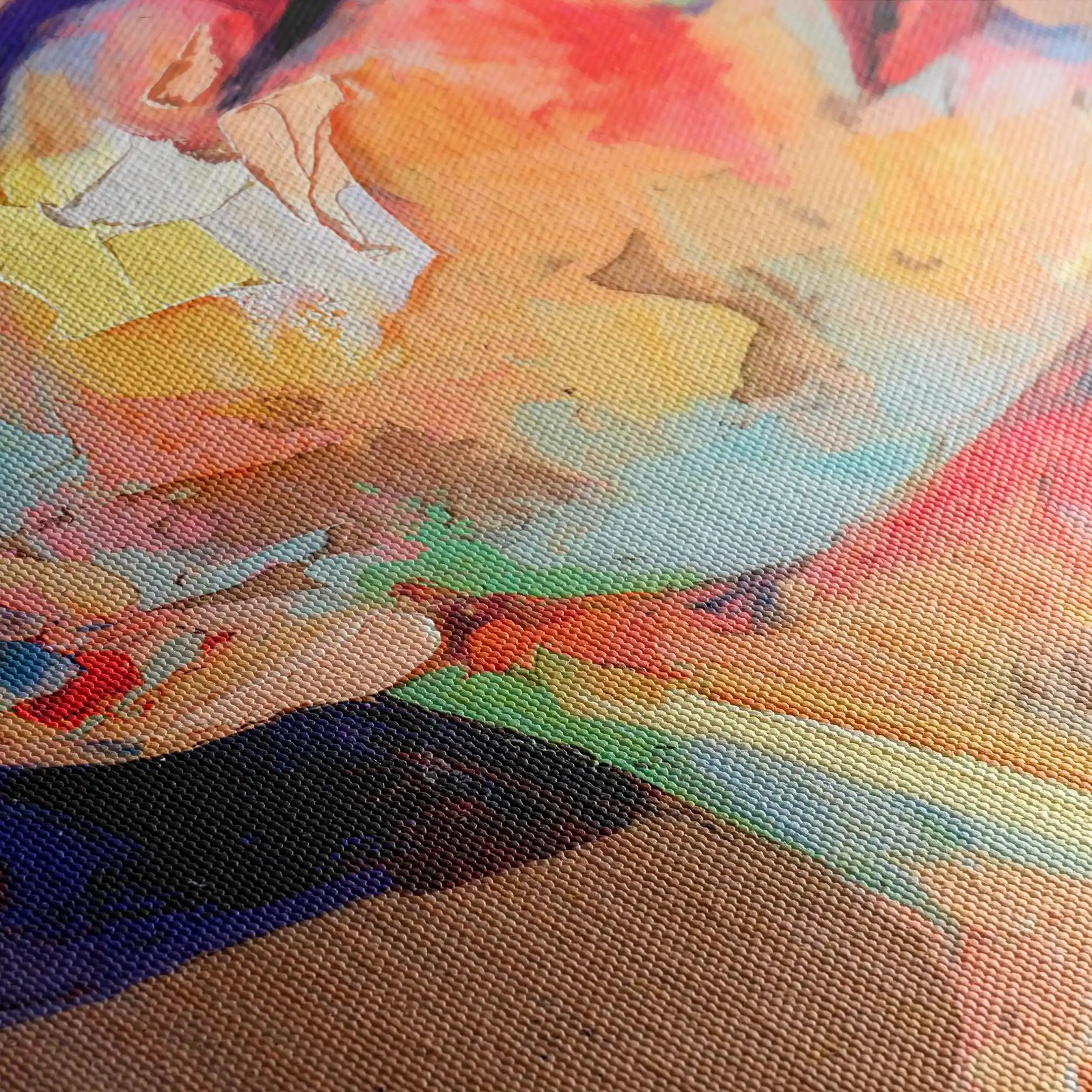 Portrait 002 Canvas Art 90 x 60 cm / Stretched on hidden frame