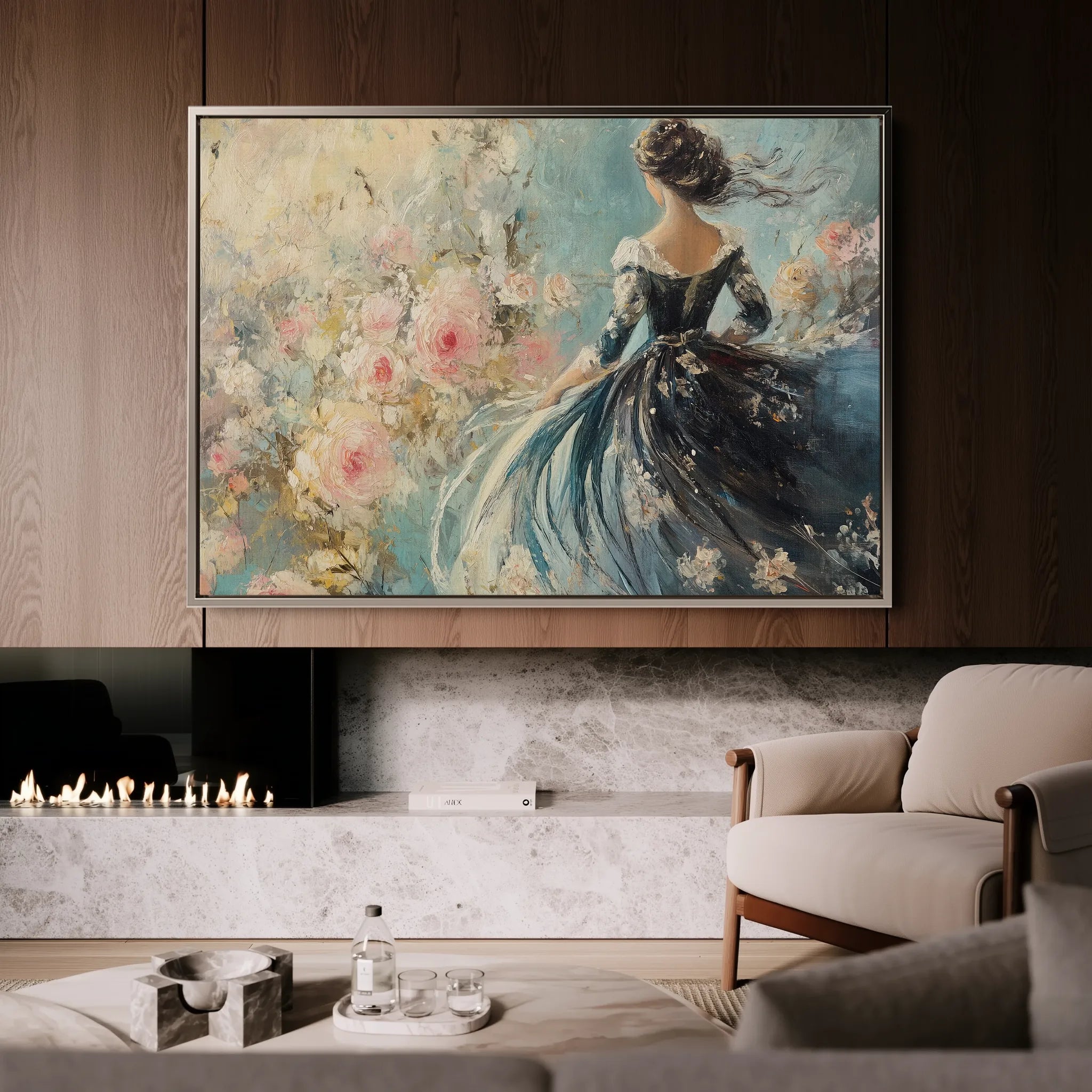 Classic Canvas Wall Art WAD003-CL 90 x 60 cm / Stretched on hidden frame