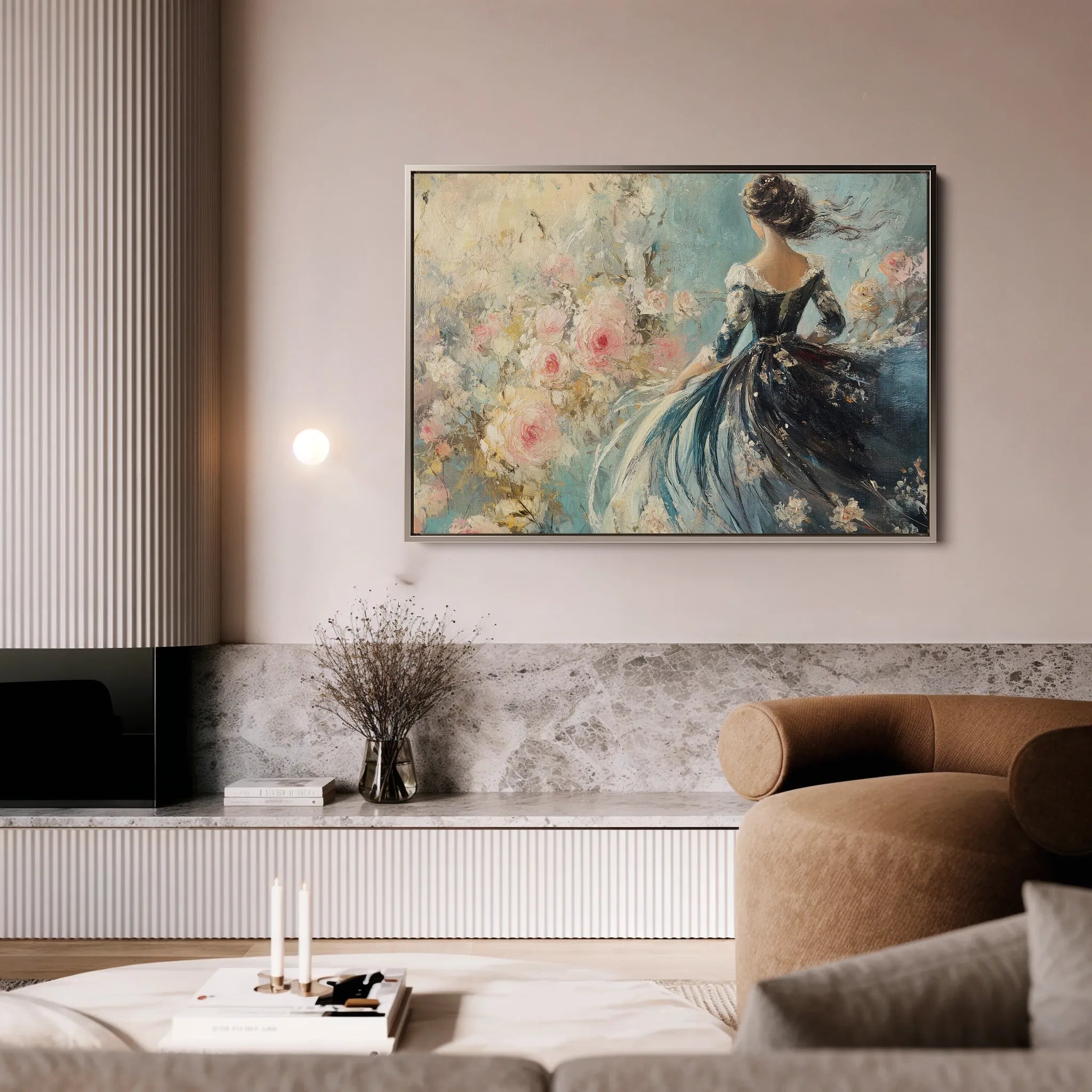 Classic Canvas Wall Art WAD003-CL 90 x 60 cm / Stretched on hidden frame