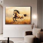 Horses 003 Canvas Art 90 x 60 cm / Stretched on hidden frame