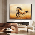 Horses 003 Canvas Art 90 x 60 cm / Stretched on hidden frame