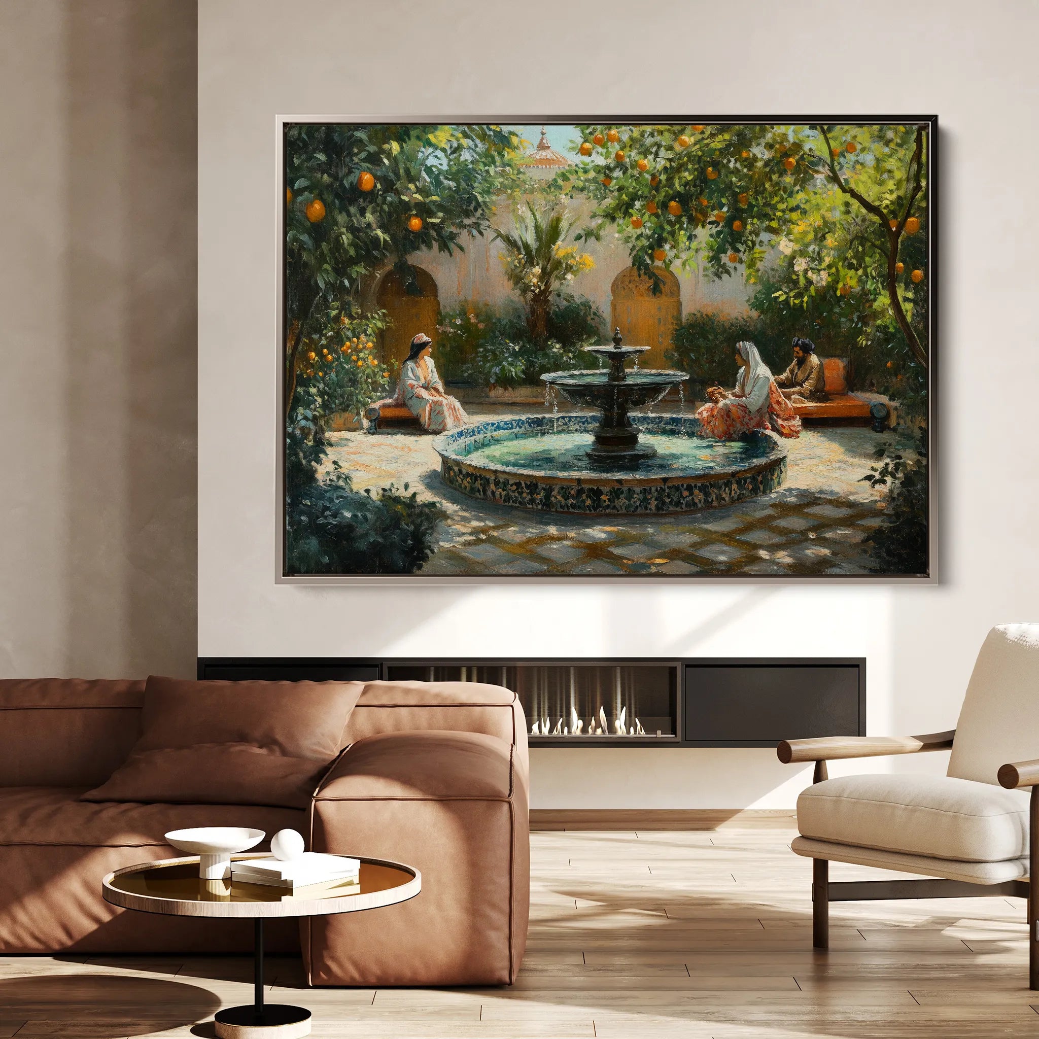 Orientalist Canvas Wall Art WAD003-OR 90 x 60 cm / Stretched on hidden frame