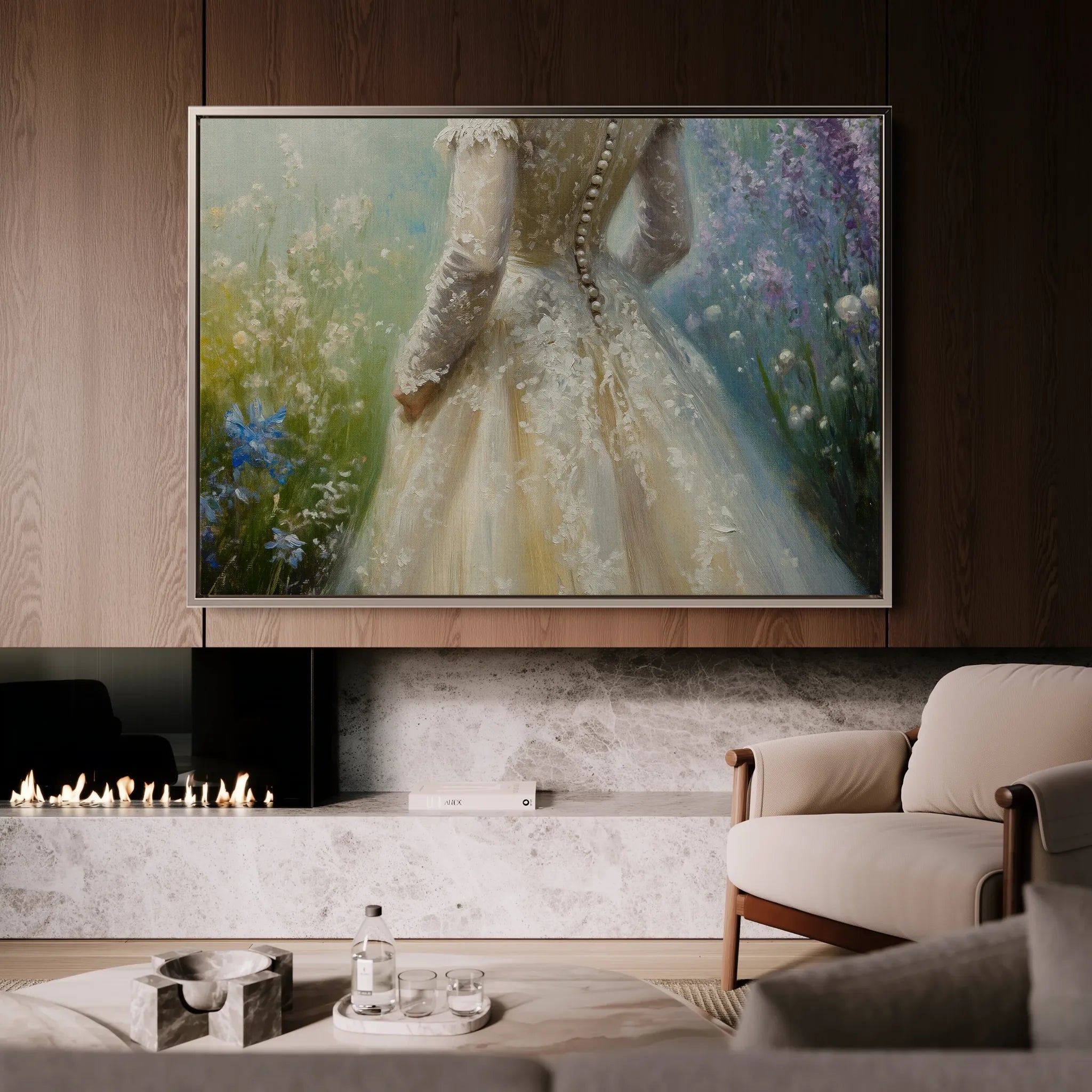 Classic Canvas Wall Art WAD004-CL 90 x 60 cm / Stretched on hidden frame