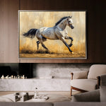 Horses 004 Canvas Art 90 x 60 cm / Stretched on hidden frame