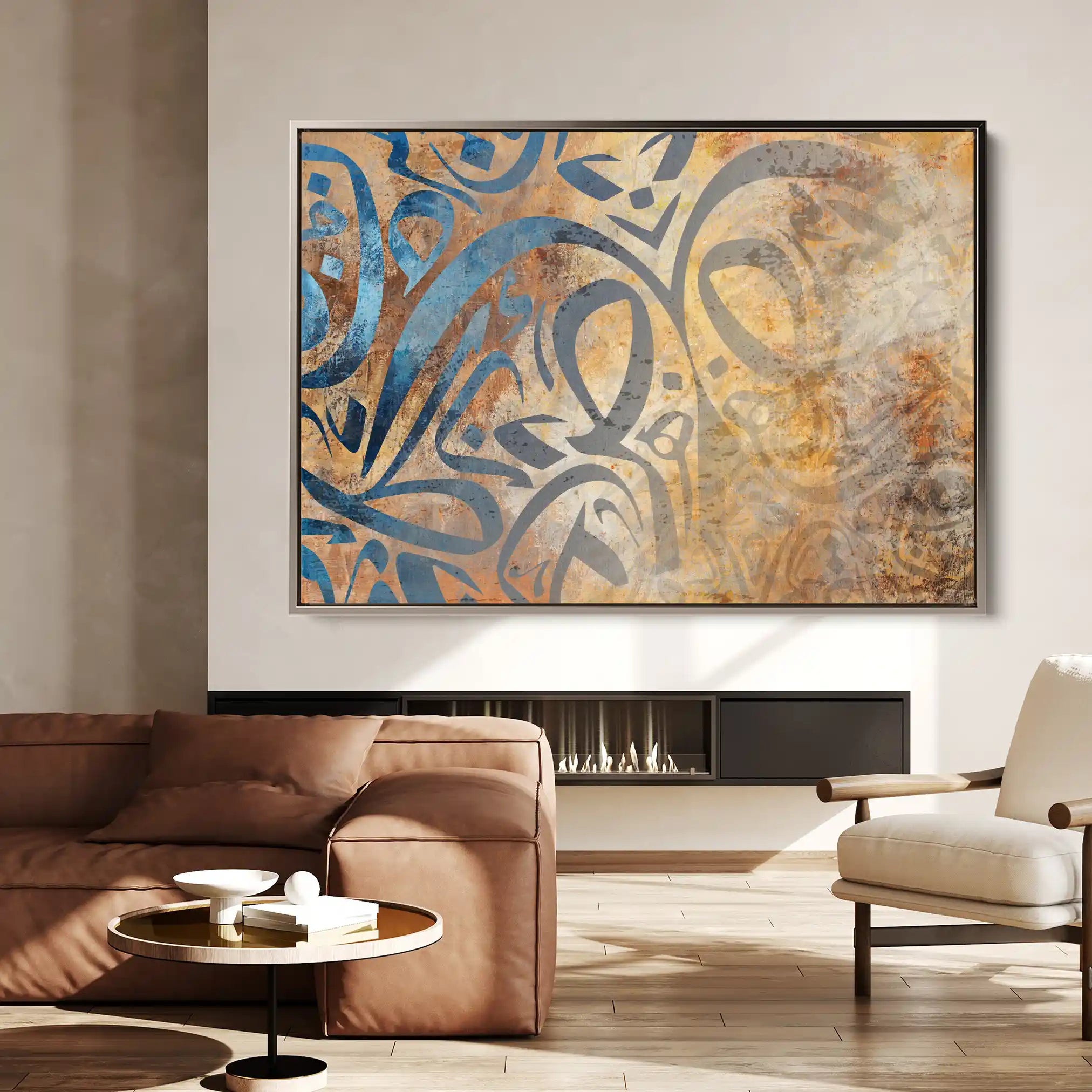 Islamic 004 Canvas Art 90 x 60 cm / Stretched on hidden frame