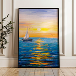 Landscape 004 Canvas Art 90 x 60 cm / Stretched on hidden frame