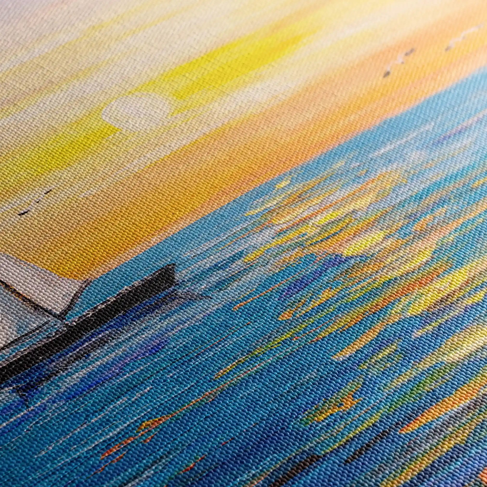 Landscape 004 Canvas Art 90 x 60 cm / Stretched on hidden frame