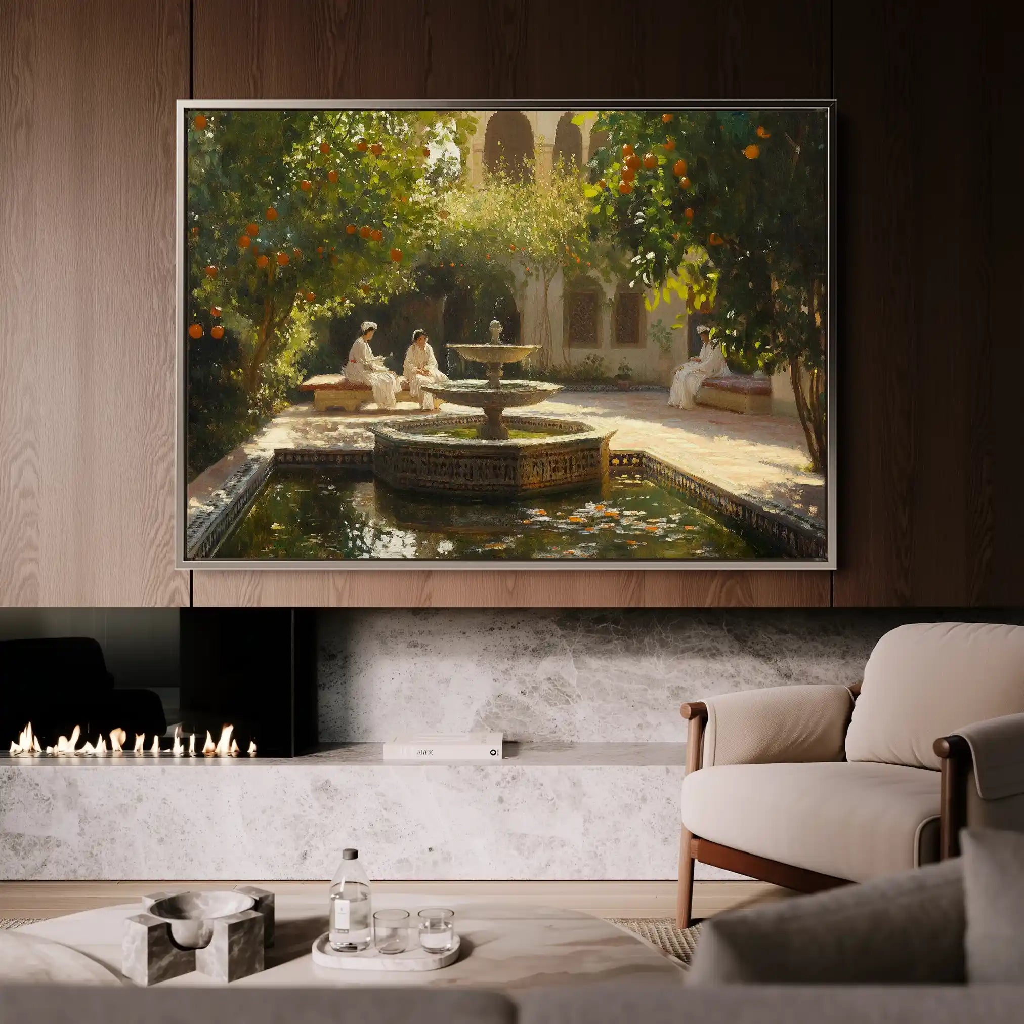 Orientalist 004 Canvas Art 90 x 60 cm / Stretched on hidden frame