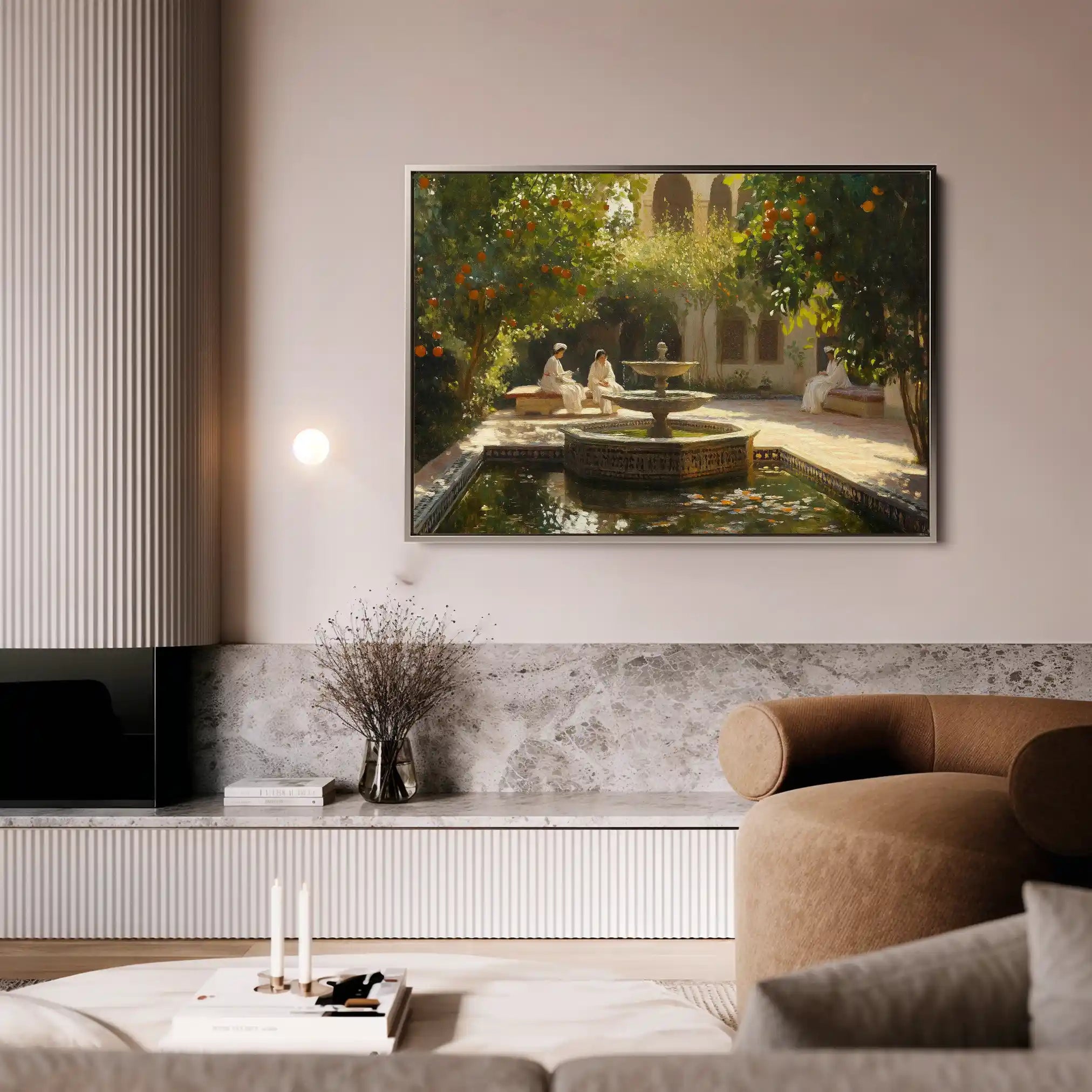 Orientalist 004 Canvas Art 90 x 60 cm / Stretched on hidden frame