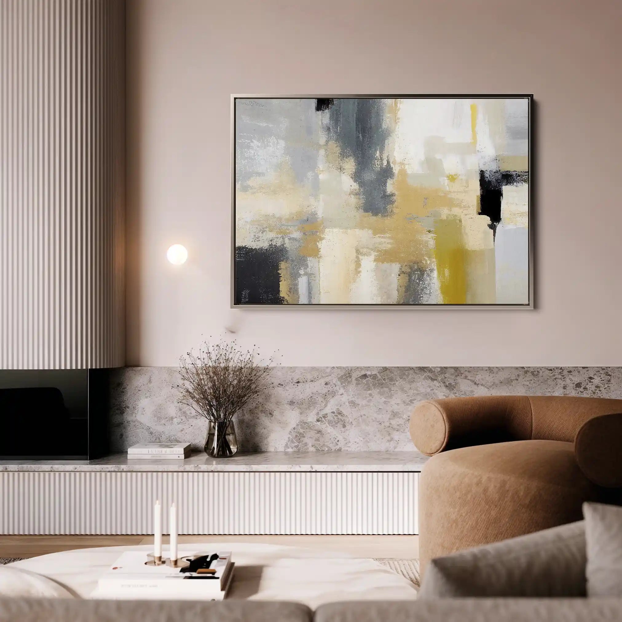 Abstract 005 Canvas Art 60 x 40 cm / Stretched on hidden frame