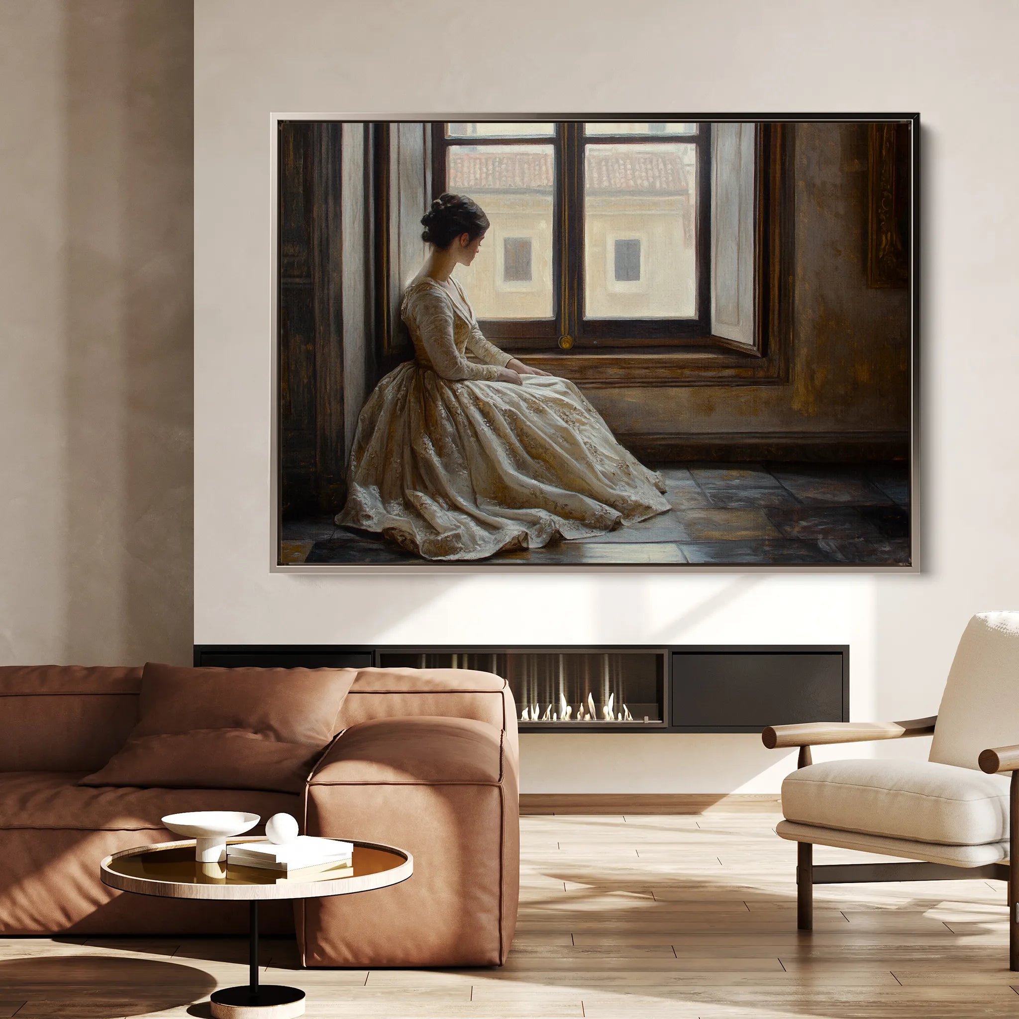 Classic Canvas Wall Art WAD005-CL 90 x 60 cm / Stretched on hidden frame