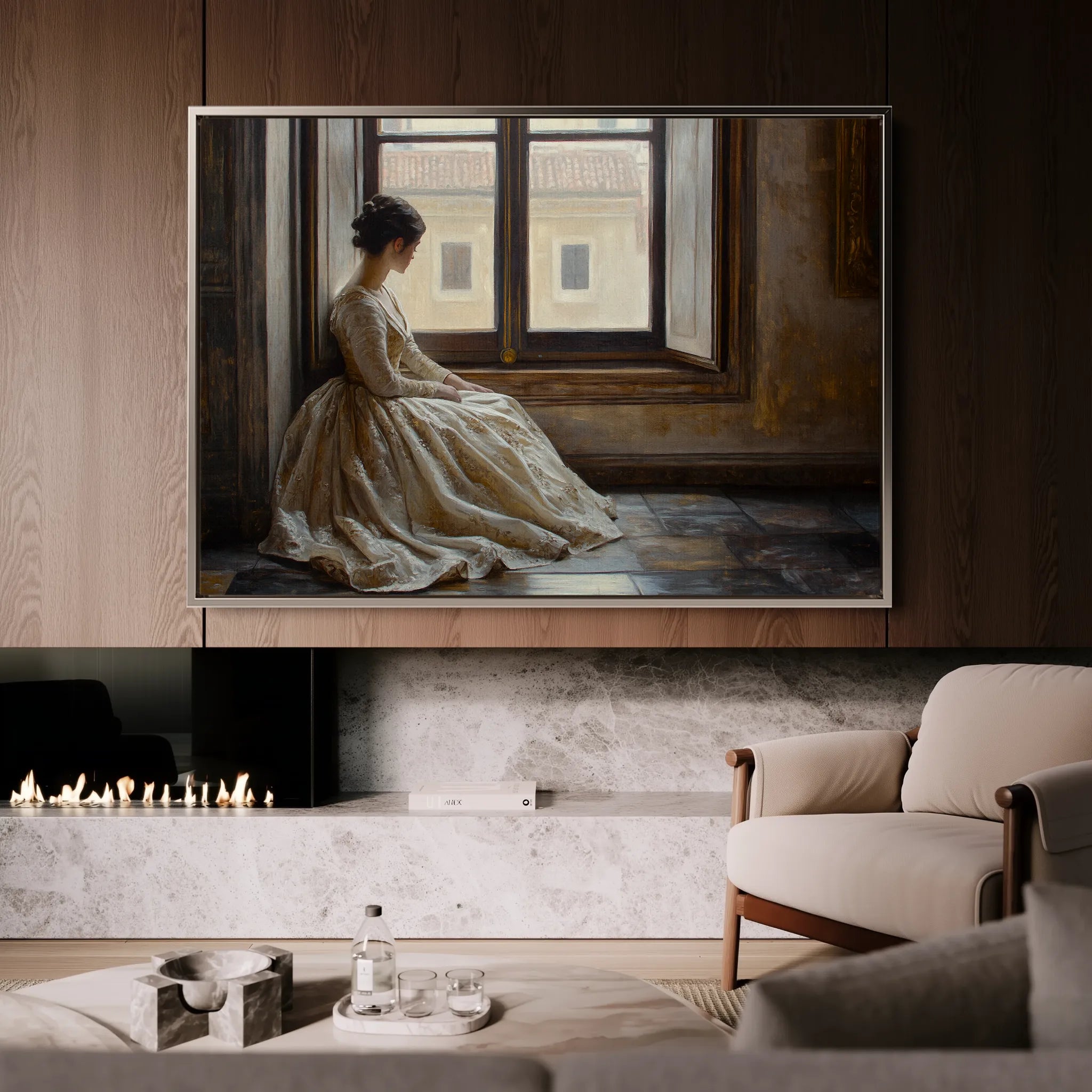 Classic Canvas Wall Art WAD005-CL 90 x 60 cm / Stretched on hidden frame