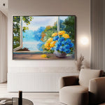 Floral Canvas Wall Art WAD005-F 90 x 60 cm / Stretched on hidden frame