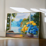 Floral Canvas Wall Art WAD005-F 90 x 60 cm / Stretched on hidden frame