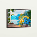Floral Canvas Wall Art WAD005-F 90 x 60 cm / Stretched on hidden frame