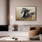 Horses 005 Canvas Art 90 x 60 cm / Stretched on hidden frame