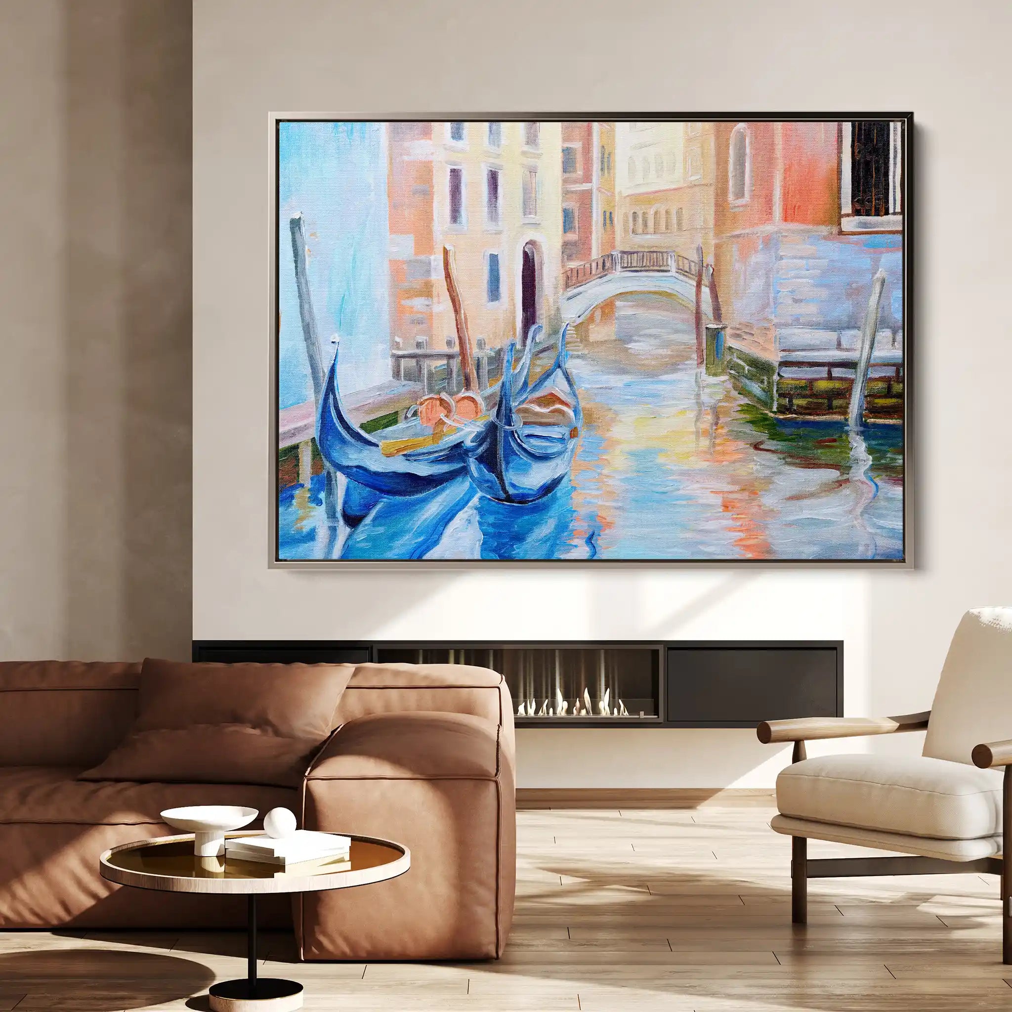 Landscape 005 Canvas Art 90 x 60 cm / Stretched on hidden frame