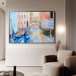 Landscape 005 Canvas Art 90 x 60 cm / Stretched on hidden frame