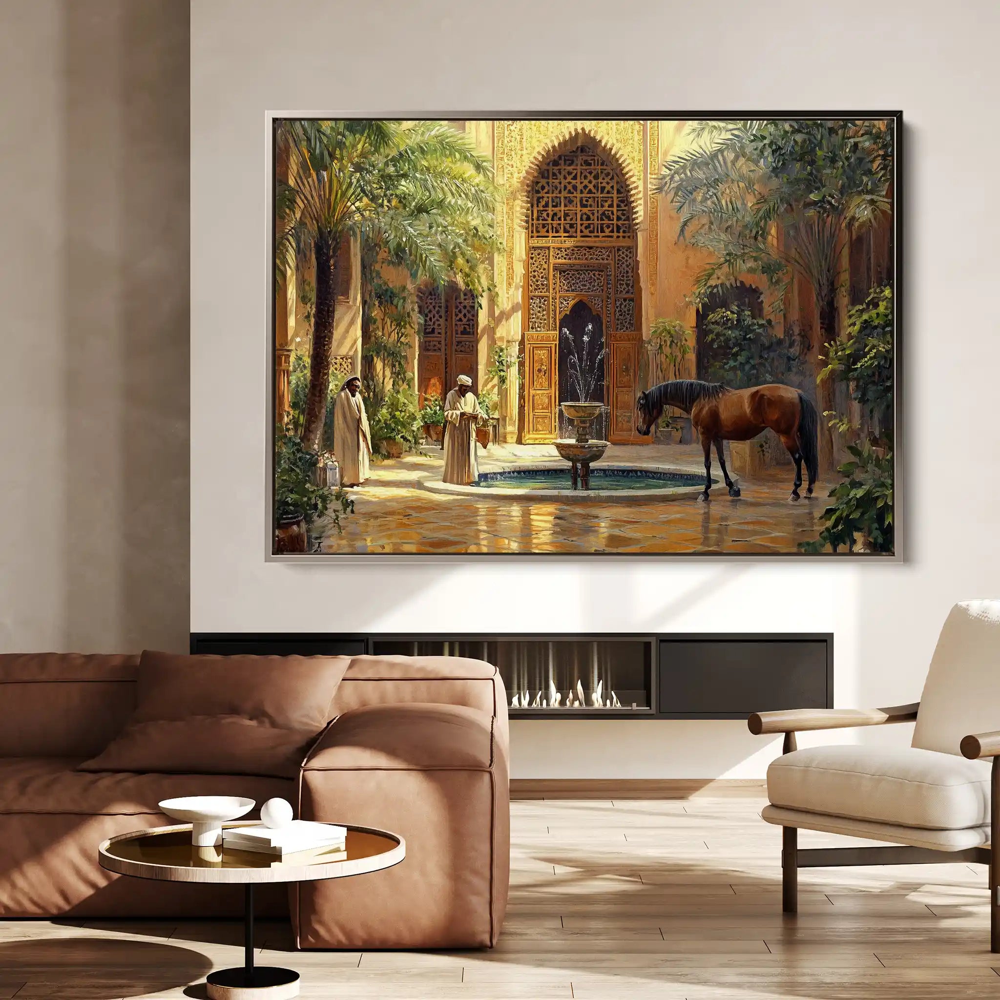 Orientalist 005 Canvas Art 90 x 60 cm / Stretched on hidden frame