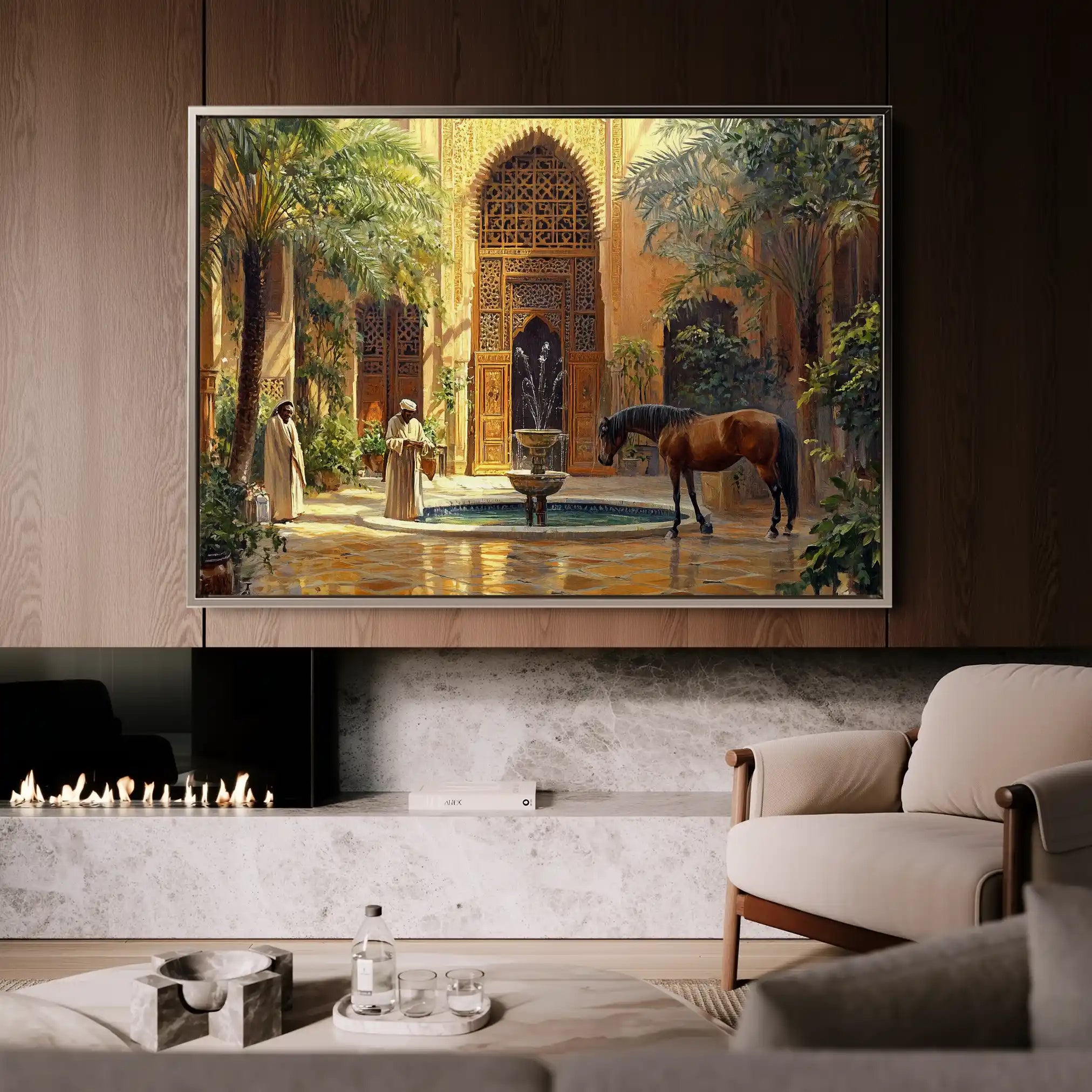 Orientalist 005 Canvas Art 90 x 60 cm / Stretched on hidden frame