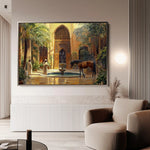 Orientalist 005 Canvas Art 90 x 60 cm / Stretched on hidden frame