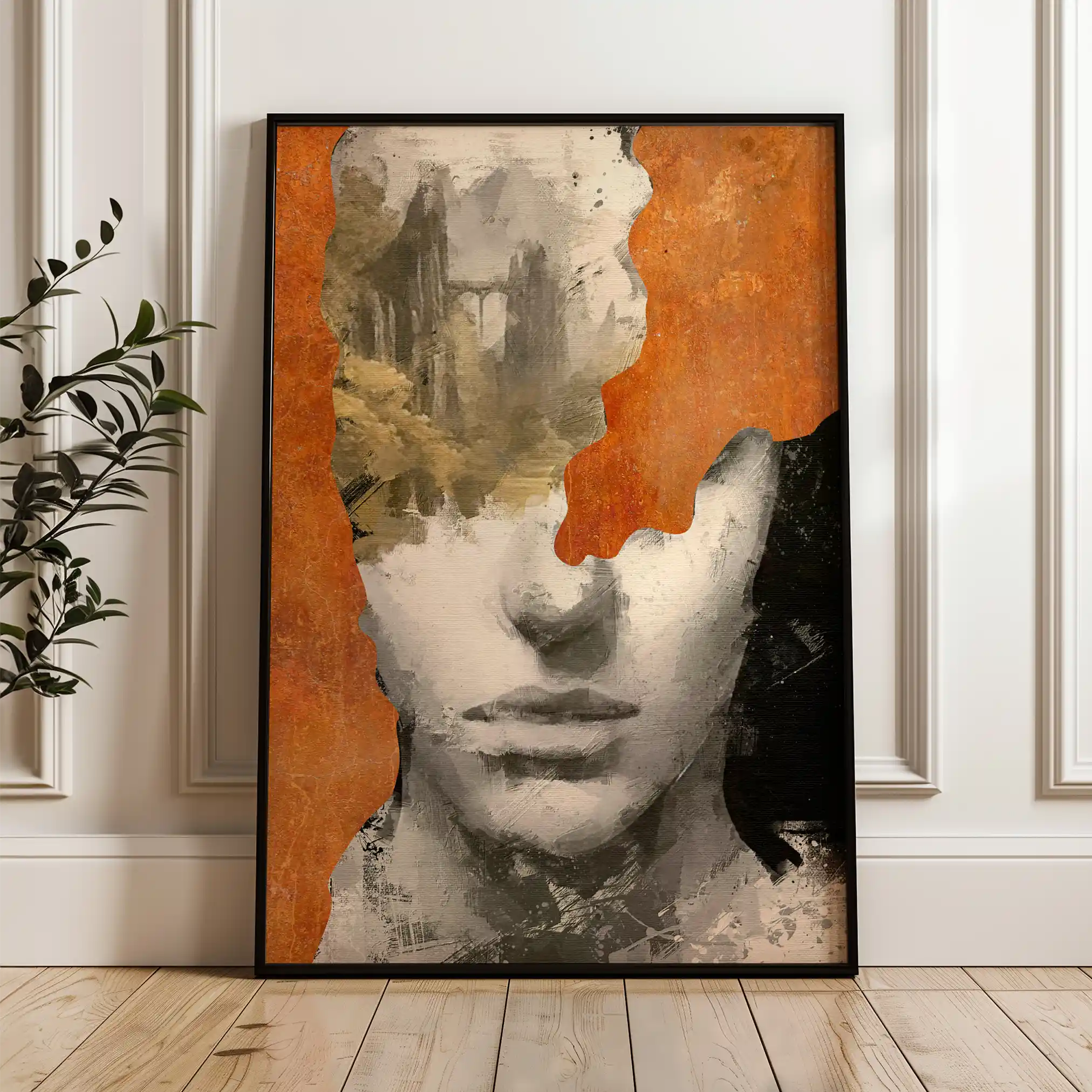 Portrait 005 Canvas Art 90 x 60 cm / Stretched on hidden frame