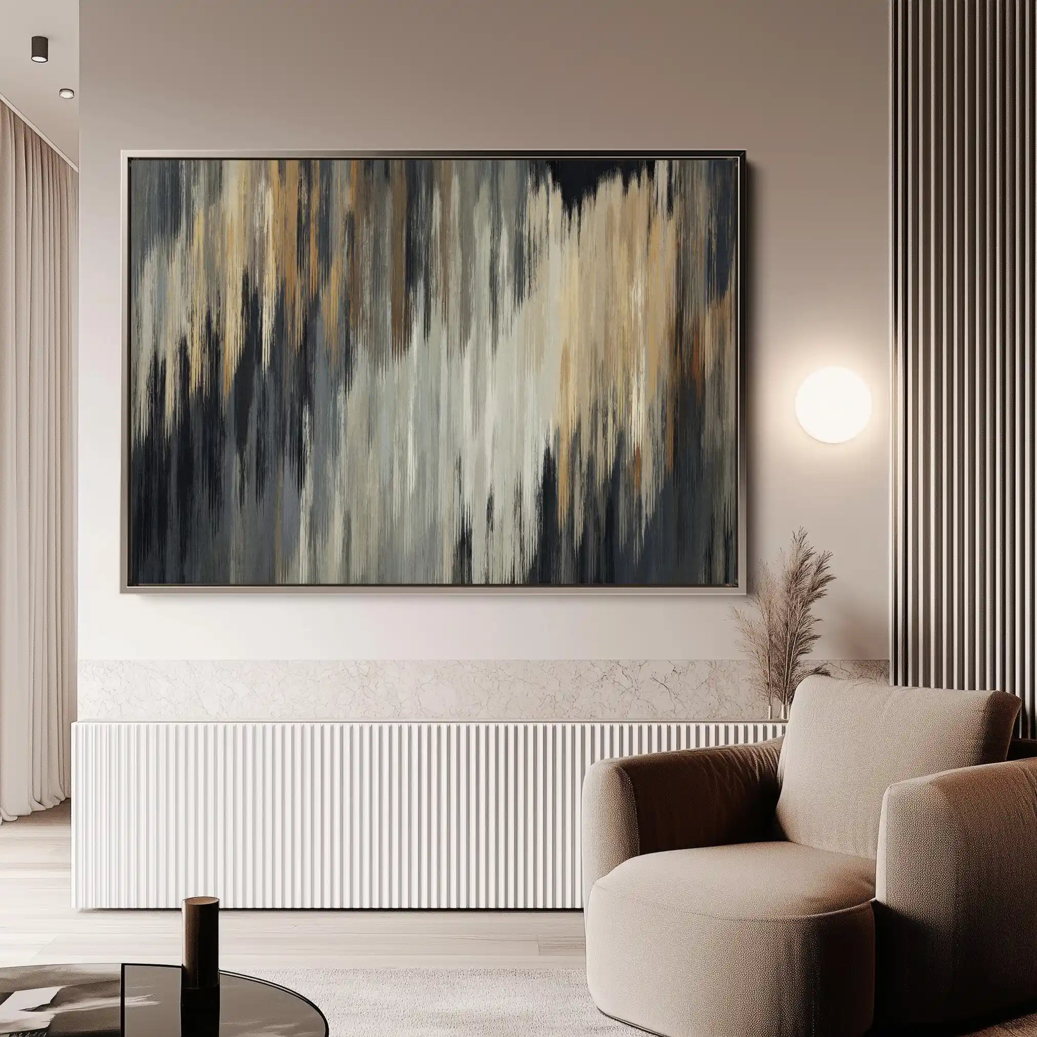 Abstract 006 Canvas Art 60 x 40 cm / Stretched on hidden frame