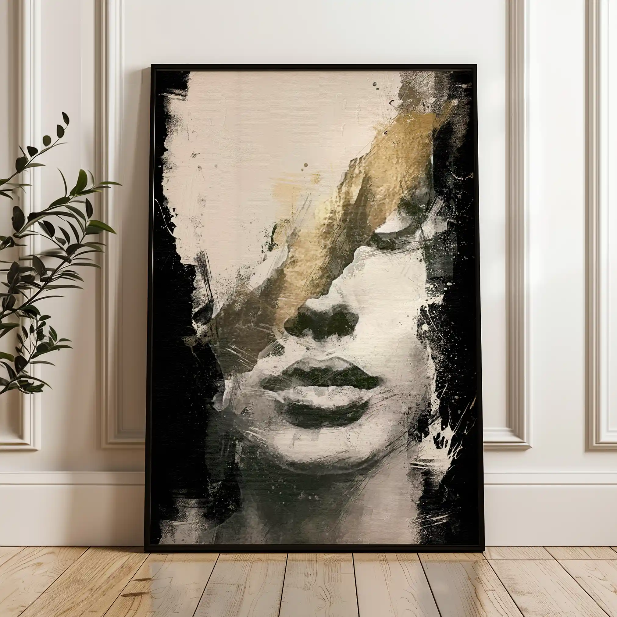 Portrait 006 Canvas Art 90 x 60 cm / Stretched on hidden frame