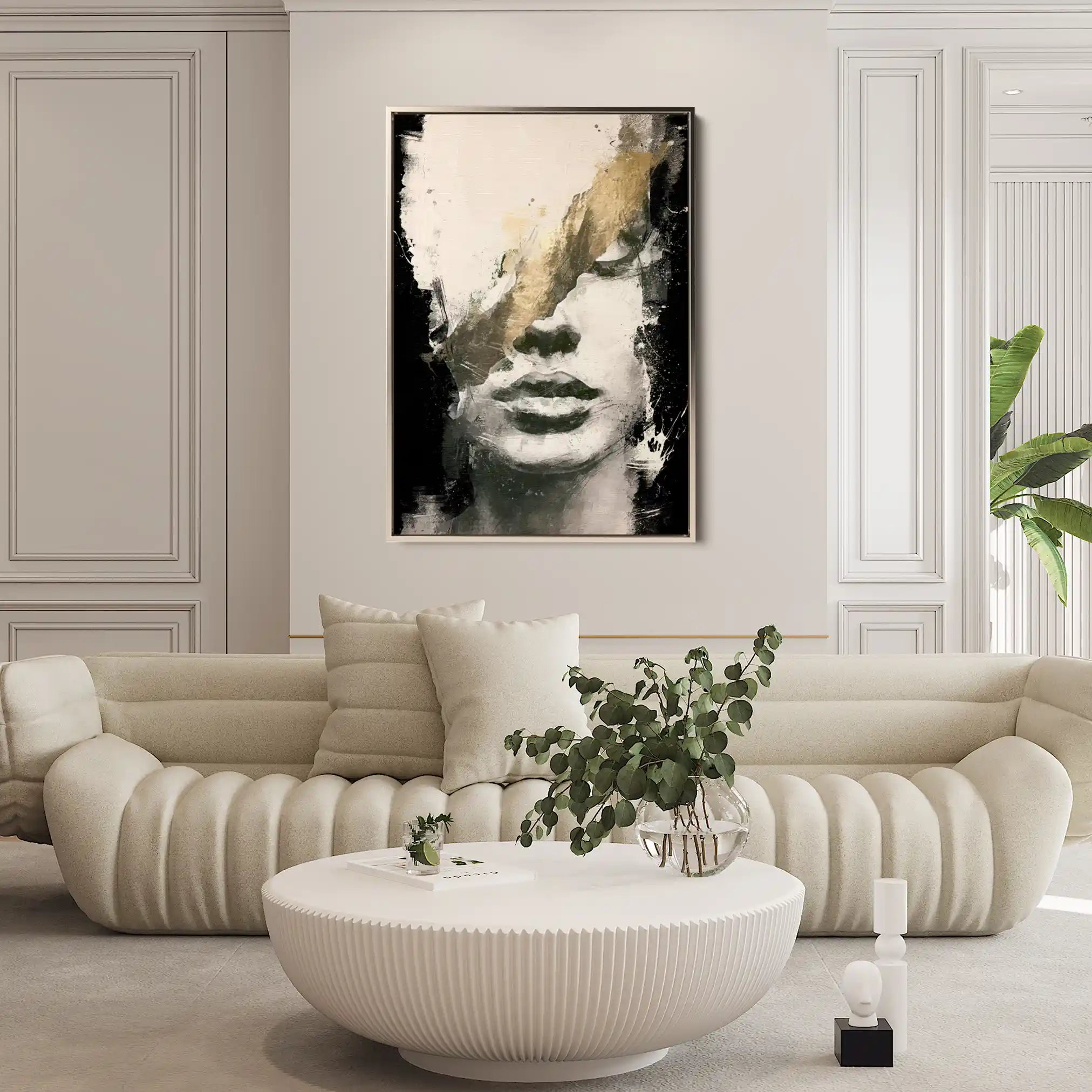 Portrait 006 Canvas Art 90 x 60 cm / Stretched on hidden frame