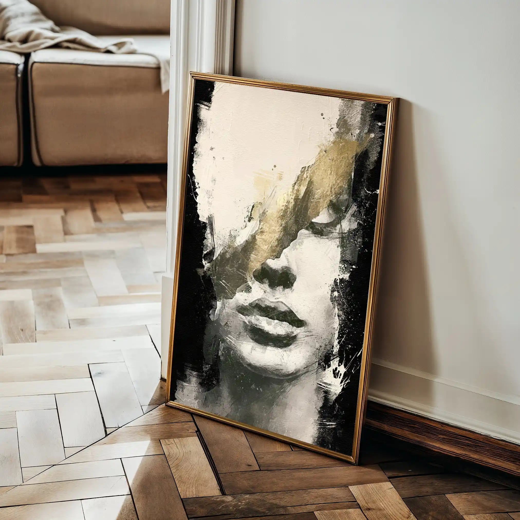 Portrait 006 Canvas Art 90 x 60 cm / Stretched on hidden frame