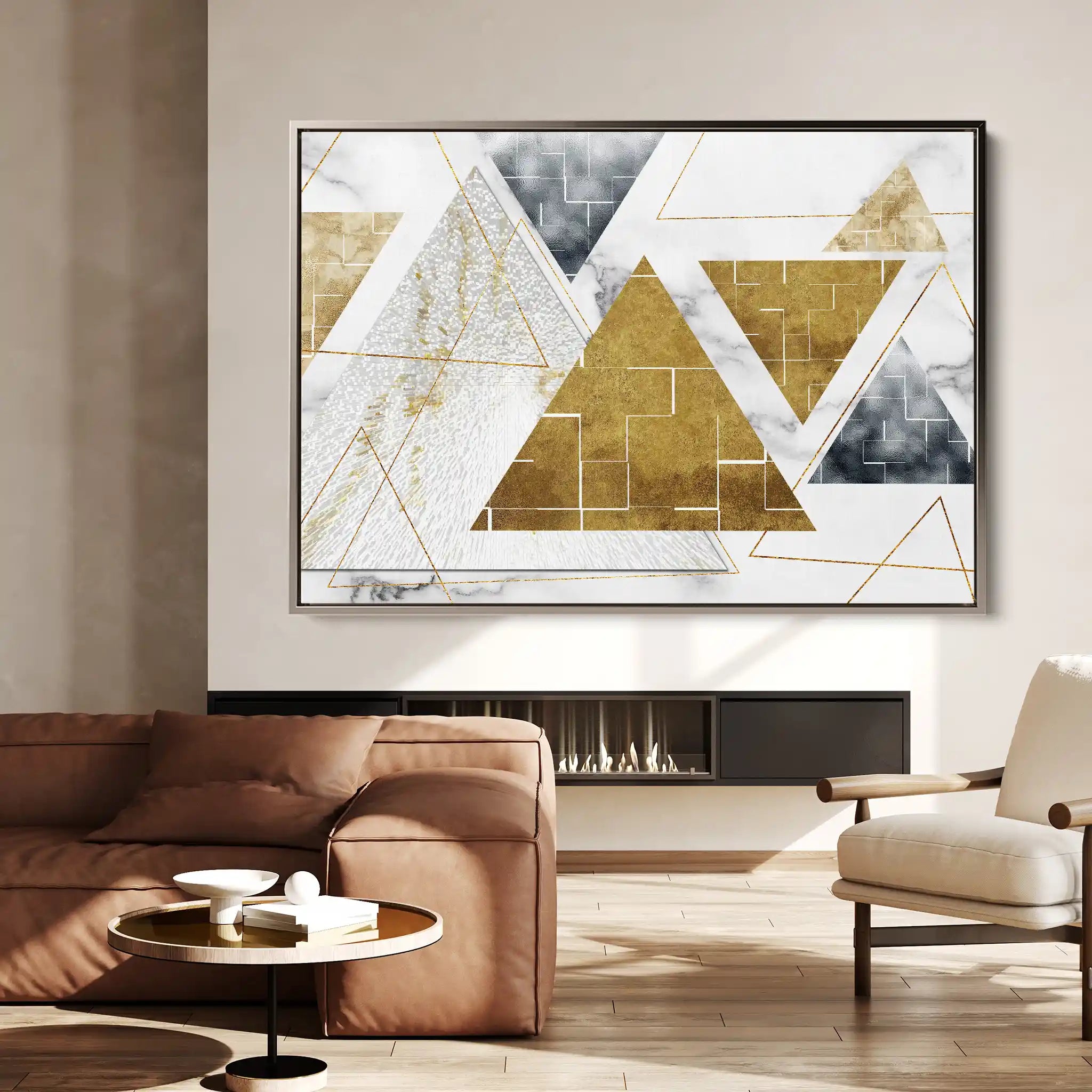 Abstract 007 Canvas Art 60 x 40 cm / Stretched on hidden frame