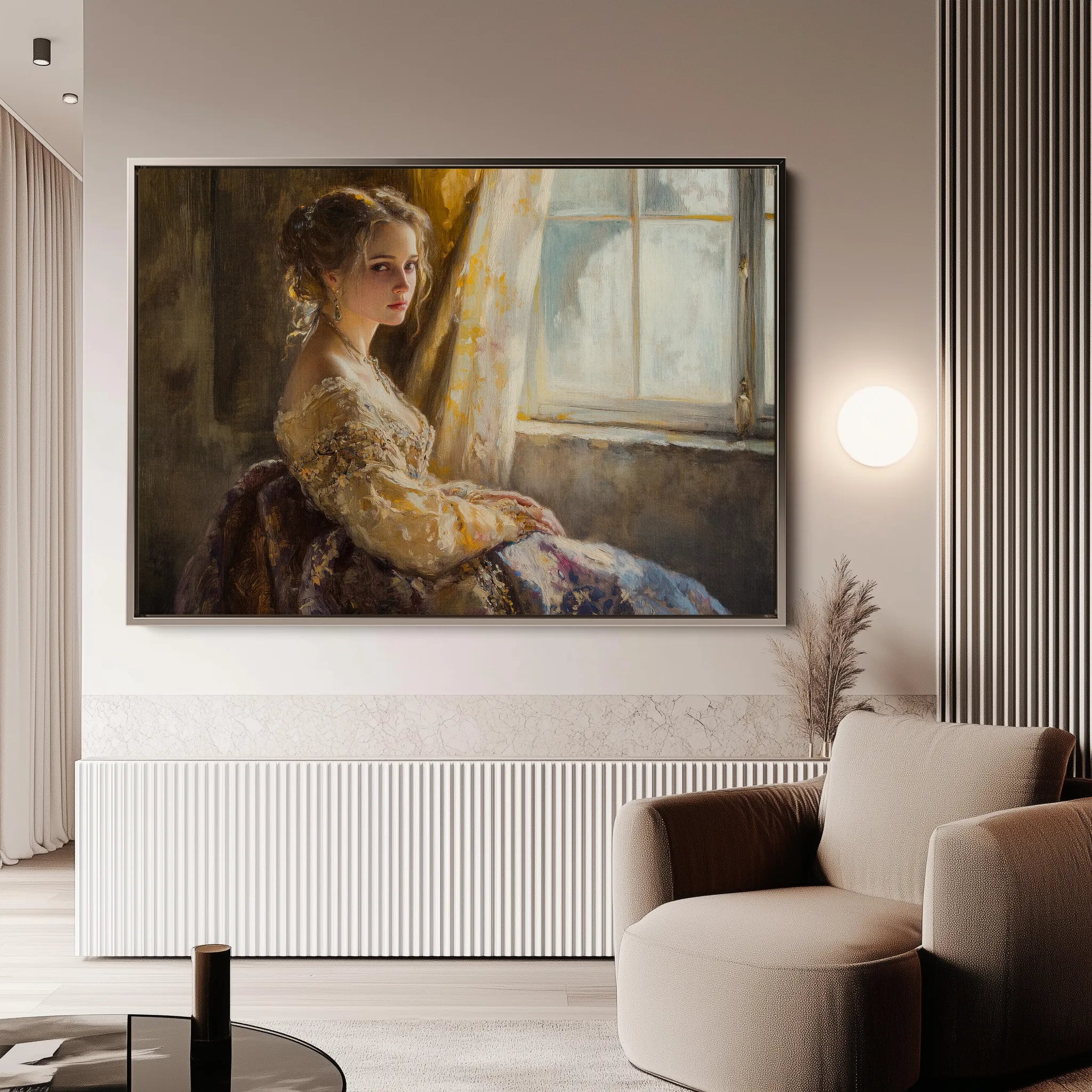 Classic Canvas Wall Art WAD007-CL 90 x 60 cm / Stretched on hidden frame