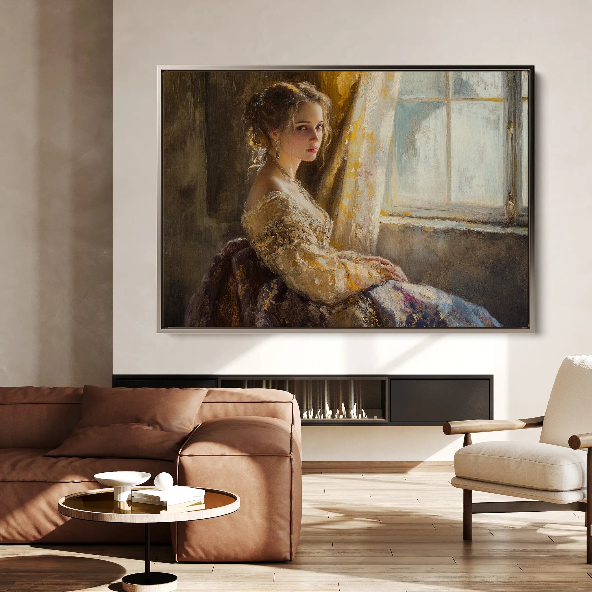 Classic Canvas Wall Art WAD007-CL 90 x 60 cm / Stretched on hidden frame