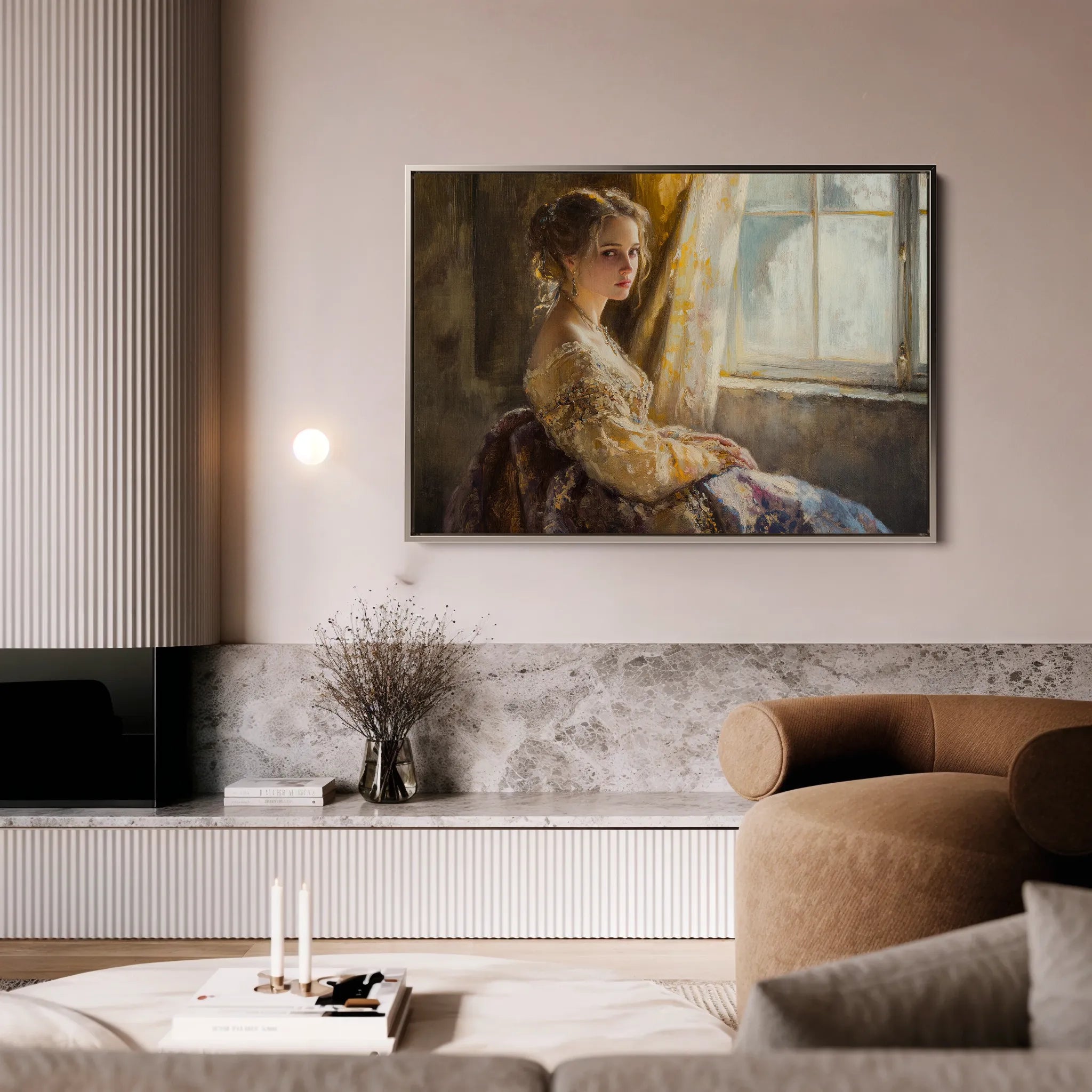 Classic Canvas Wall Art WAD007-CL 90 x 60 cm / Stretched on hidden frame