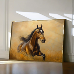 Horses 007 Canvas Art 90 x 60 cm / Stretched on hidden frame