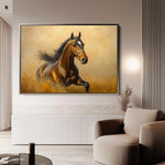Horses 007 Canvas Art 90 x 60 cm / Stretched on hidden frame