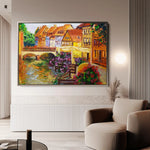 Landscape 007 Canvas Art 90 x 60 cm / Stretched on hidden frame
