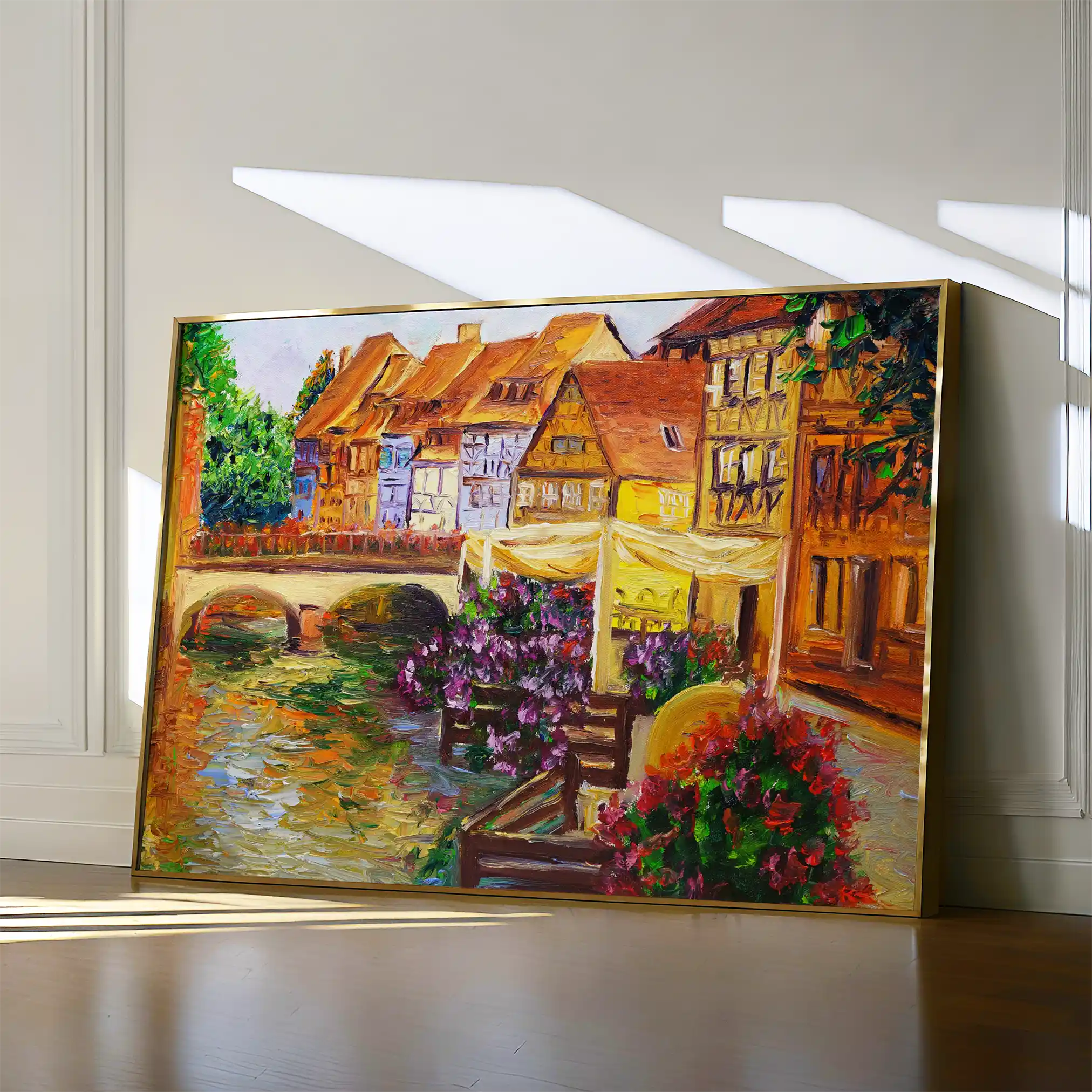 Landscape 007 Canvas Art 90 x 60 cm / Stretched on hidden frame