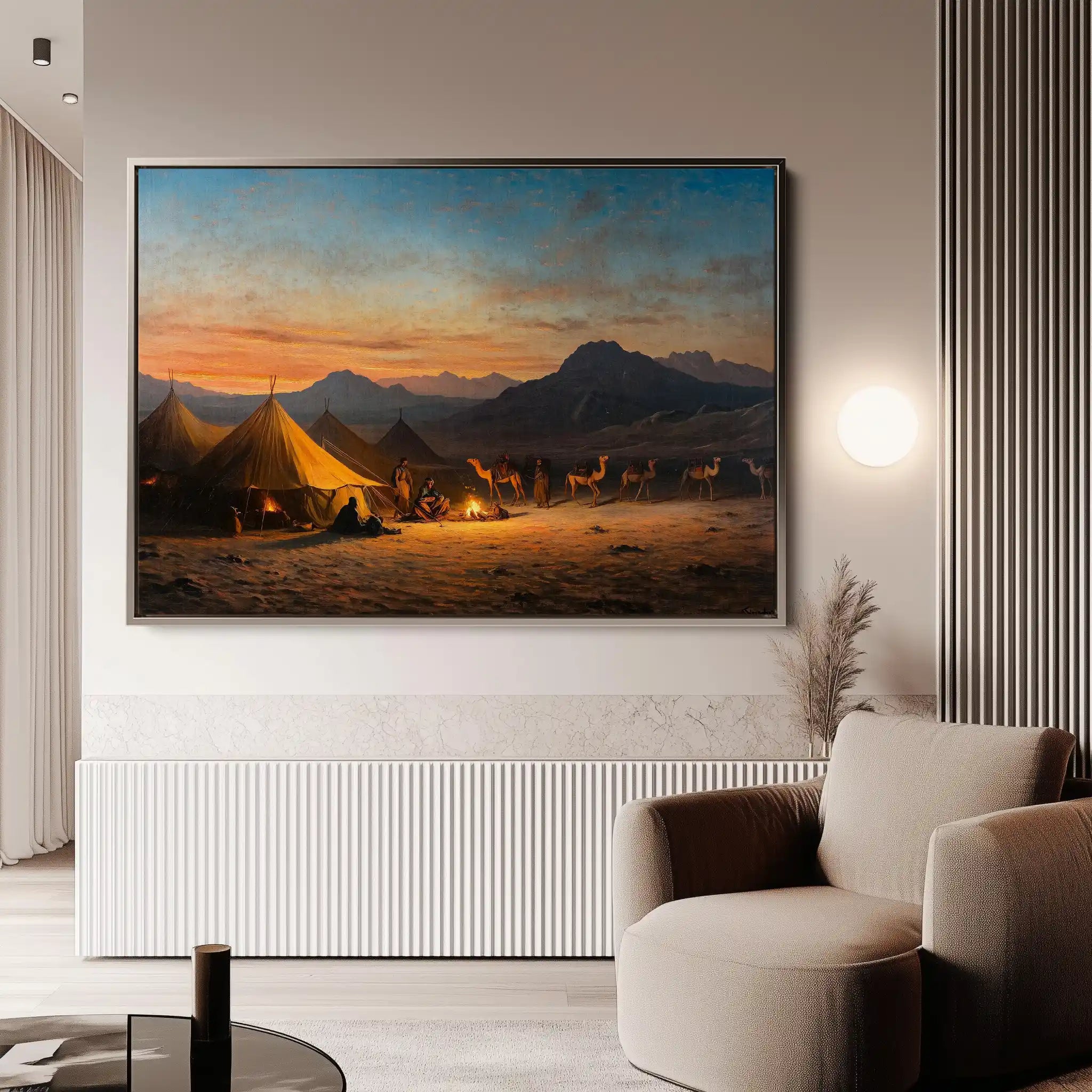 Orientalist 007 Canvas Art 90 x 60 cm / Stretched on hidden frame
