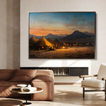 Orientalist 007 Canvas Art 90 x 60 cm / Stretched on hidden frame