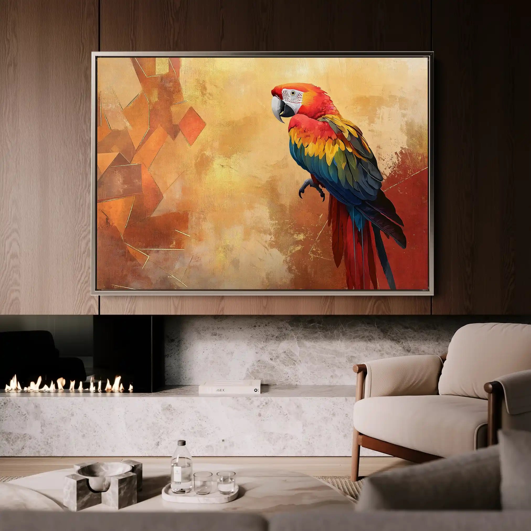 Animals 008 Canvas Art 90 x 60 cm / Stretched on hidden frame