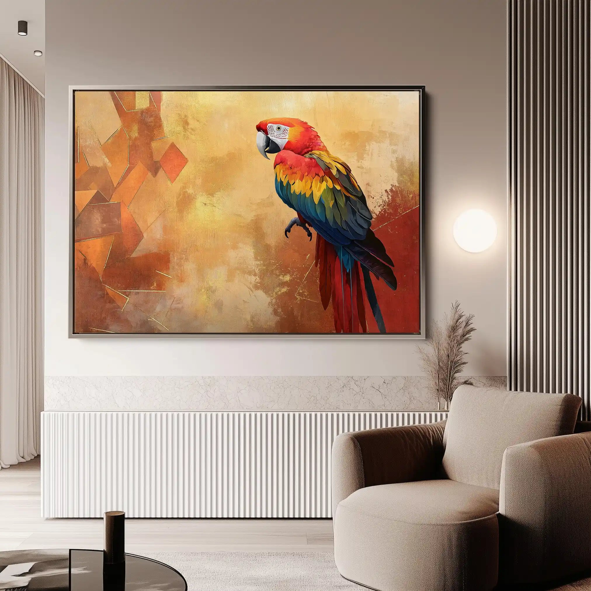 Animals 008 Canvas Art 90 x 60 cm / Stretched on hidden frame