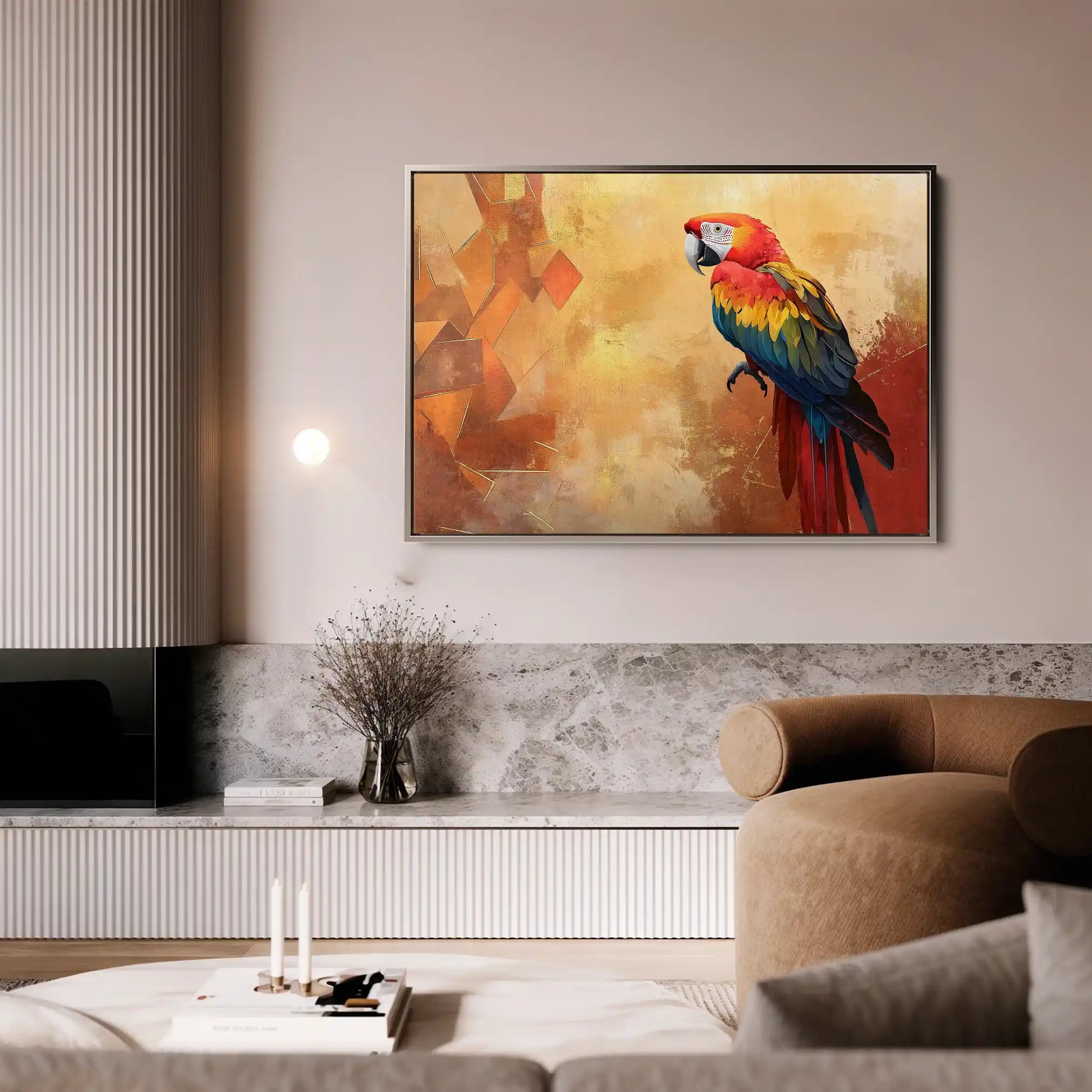 Animals 008 Canvas Art 90 x 60 cm / Stretched on hidden frame