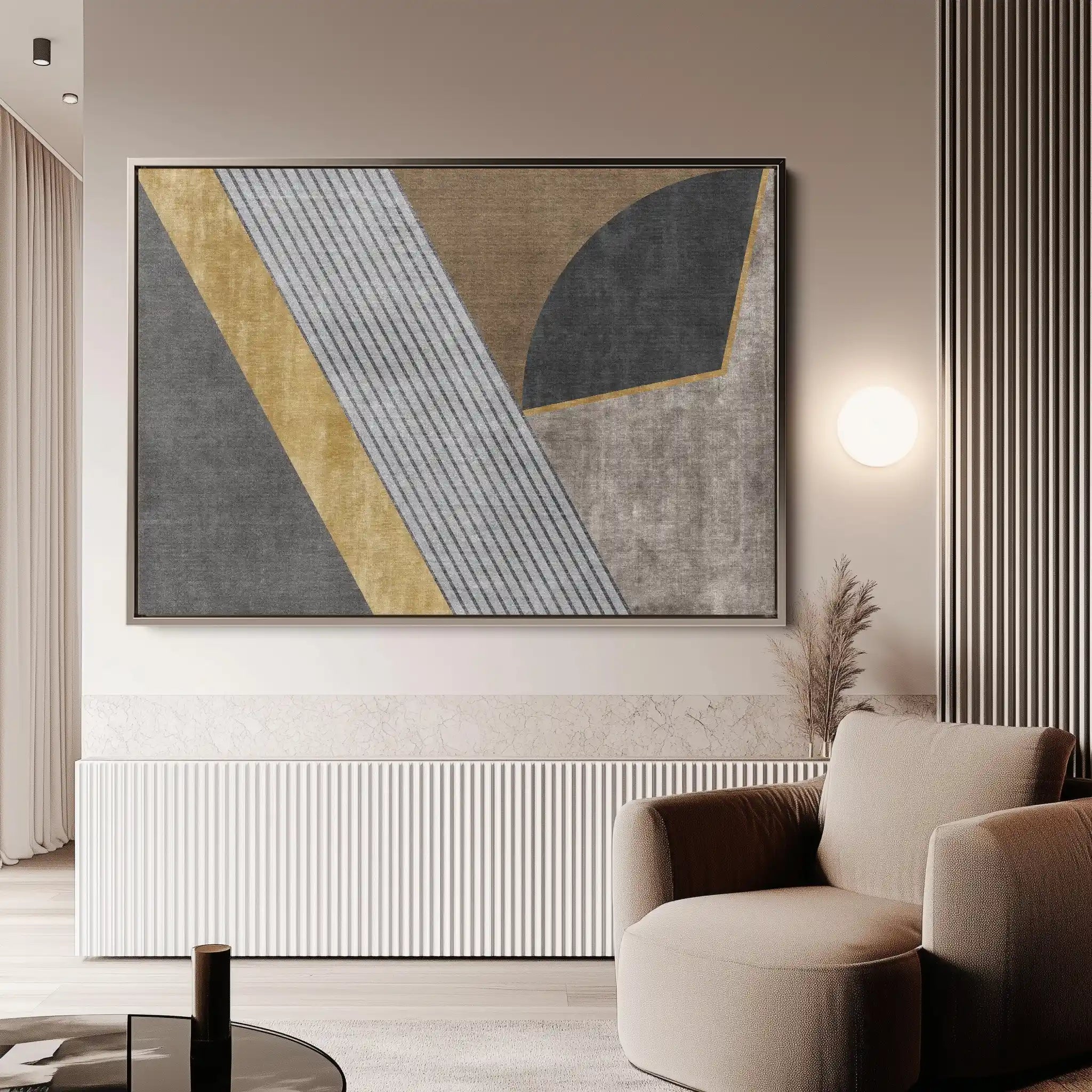 Abstract 008 Canvas Art 60 x 40 cm / Stretched on hidden frame