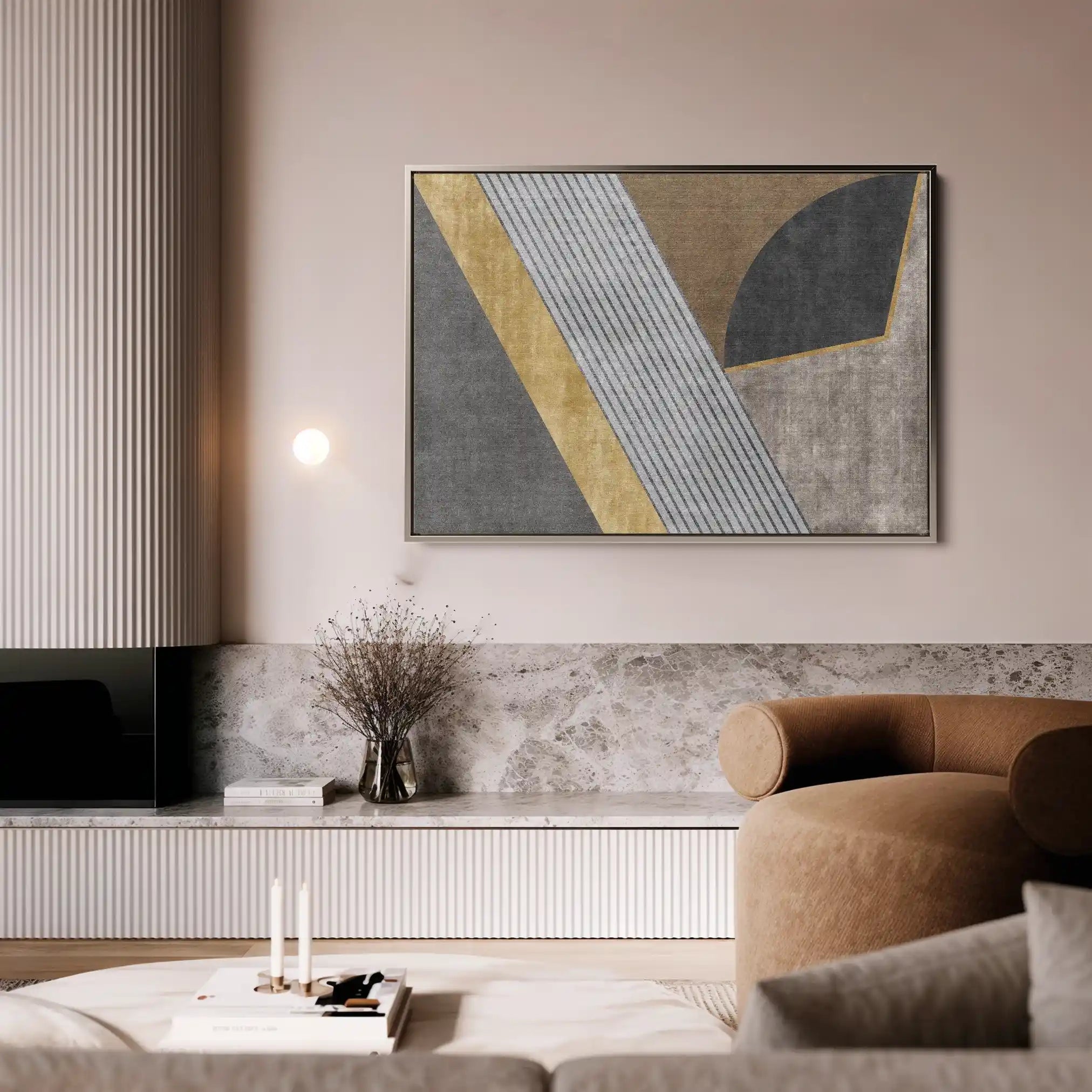 Abstract 008 Canvas Art 60 x 40 cm / Stretched on hidden frame