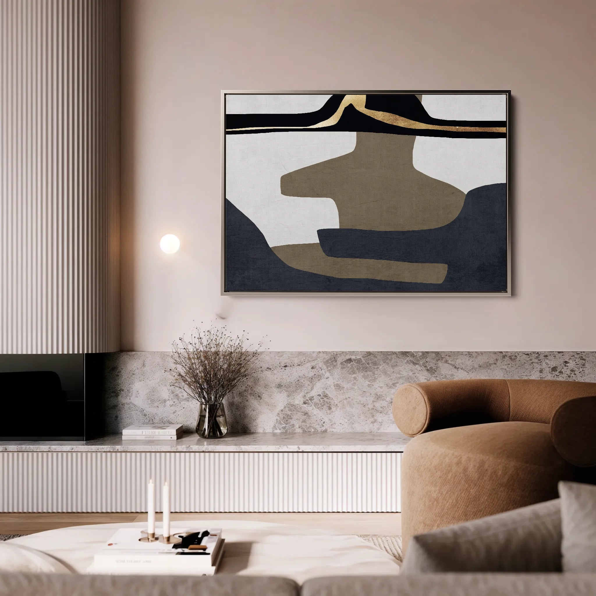 Boho Canvas Wall Art WAD008-BH 90 x 60 cm / Stretched on hidden frame