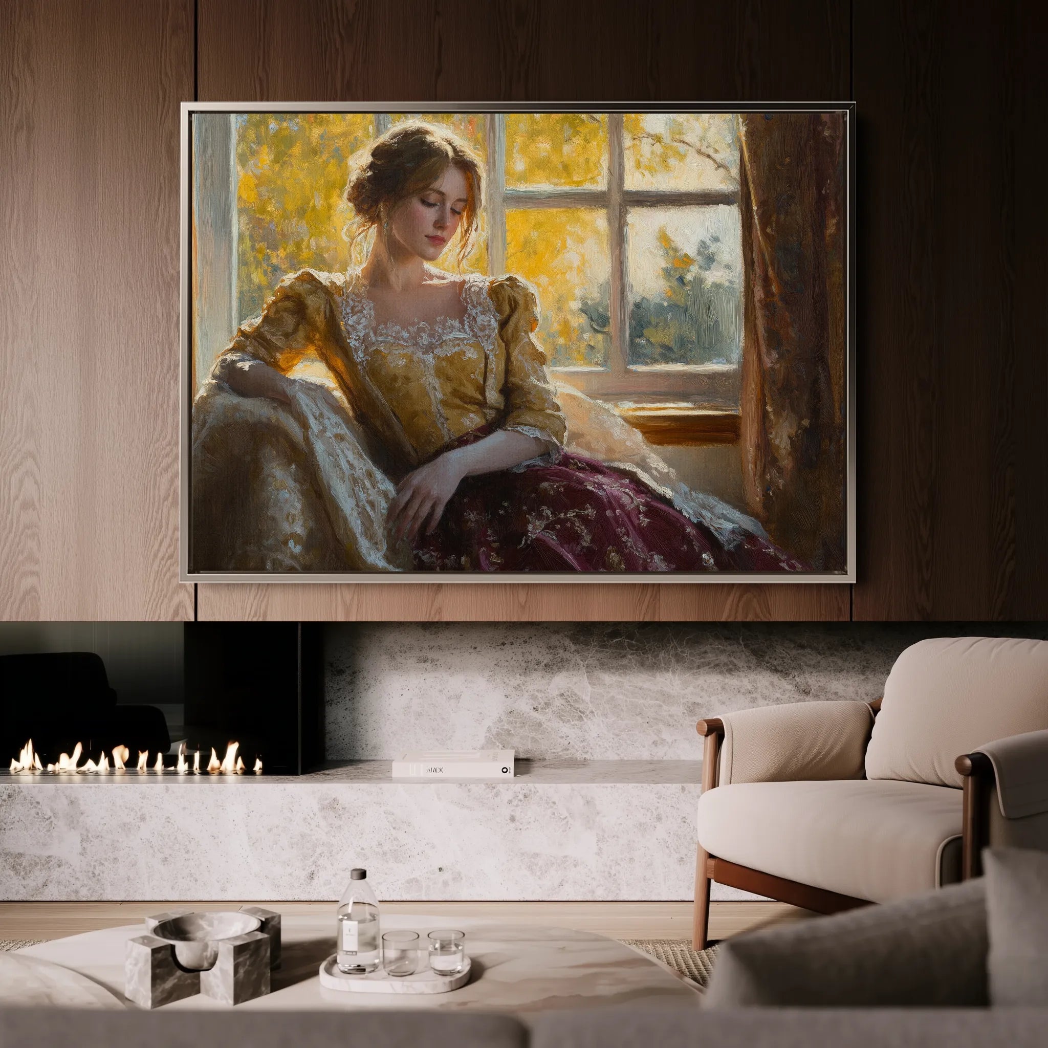 Classic Canvas Wall Art WAD008-CL 90 x 60 cm / Stretched on hidden frame