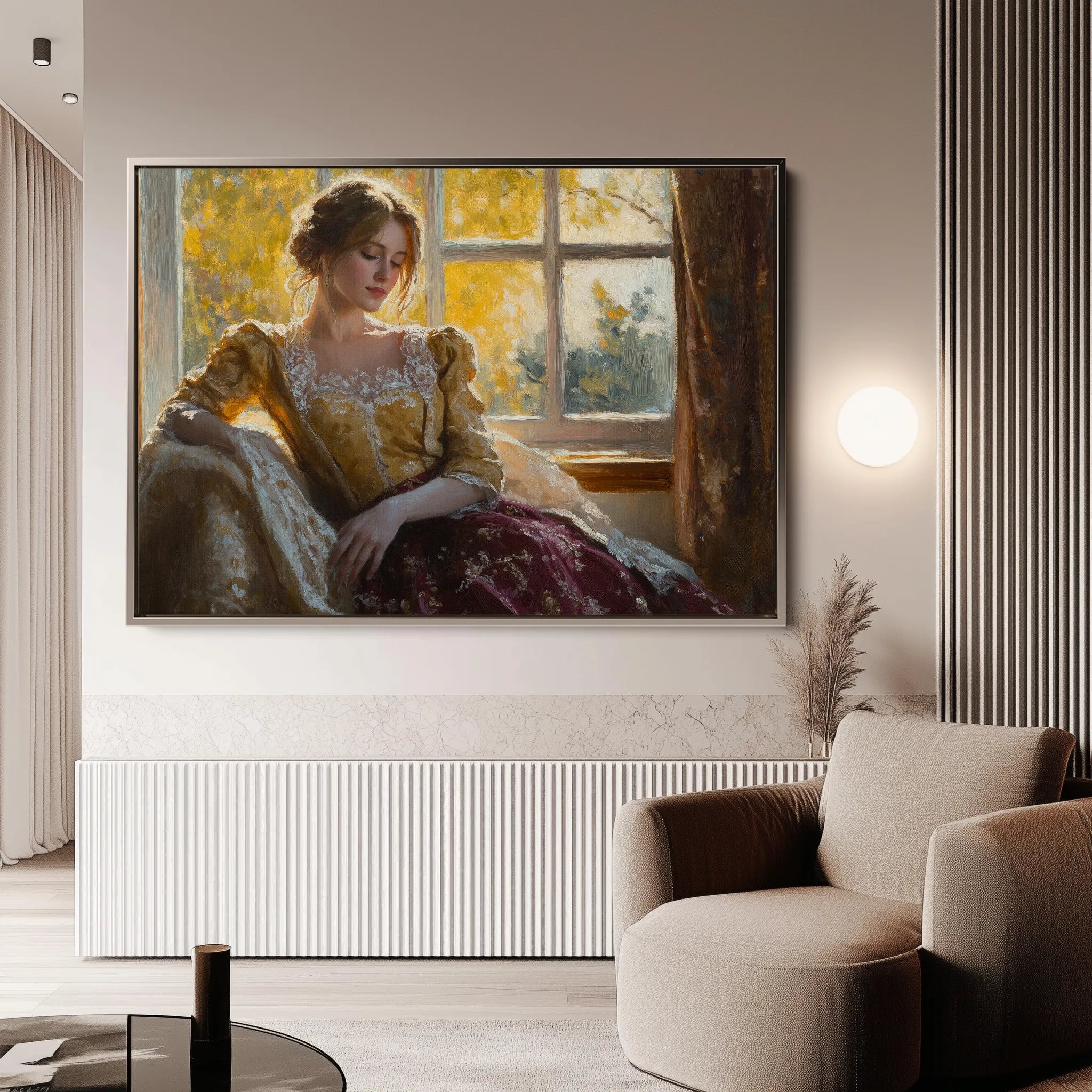 Classic Canvas Wall Art WAD008-CL 90 x 60 cm / Stretched on hidden frame