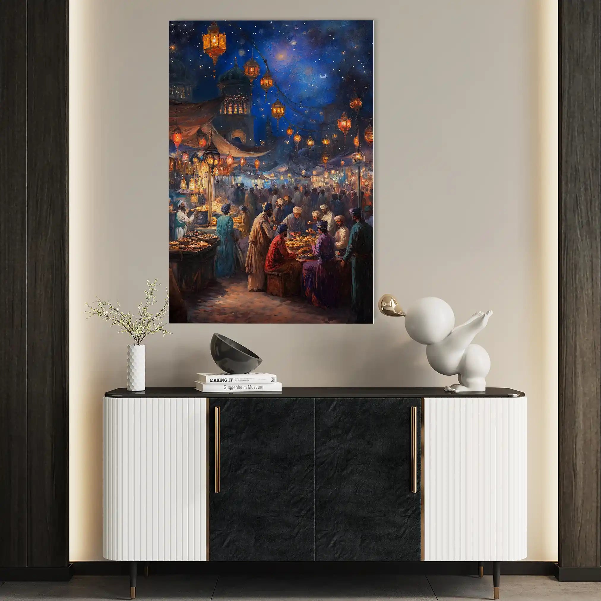 Orientalist 008 Canvas Art 90 x 60 cm / Stretched on hidden frame